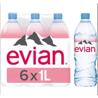 Νερό Φυσικό Μεταλλικό Evian 6x1 lt