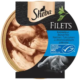 fillets για γάτες με κοτόπουλο και τόνο 60g