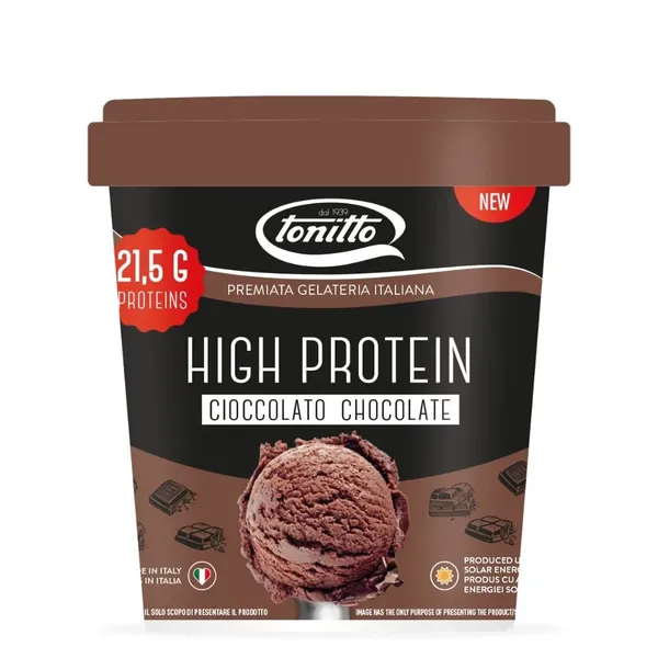 high protein παγωτό 470ml με γεύση σοκολάτα / φουντούκι