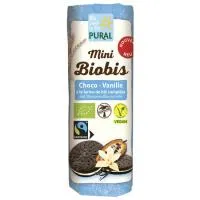 Μπισκότα Σοκολάτας με Γέμιση Βανίλια, Mini Biobis 85g