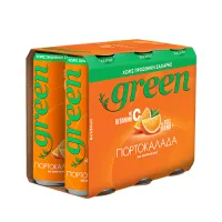 Green Πορτοκαλάδα Με Ανθρακικό 6x330ml