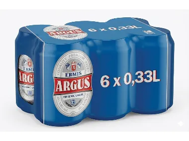 Ελληνική μπύρα Lager 5% Vol. 6 x 330 ml