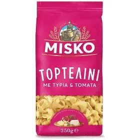 MISKO ΤΟΡΤΕΛΙΝΙ ΤΥΡΙ & ΝΤΟΜΑΤΑ 250GR