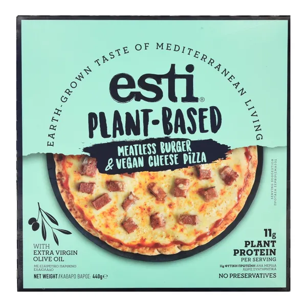 plant based vegan pizza κατεψυγμένη 440g