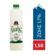 Όλυμπος Γάλα Ζωής 1,7% Λιπαρά 1,5lt