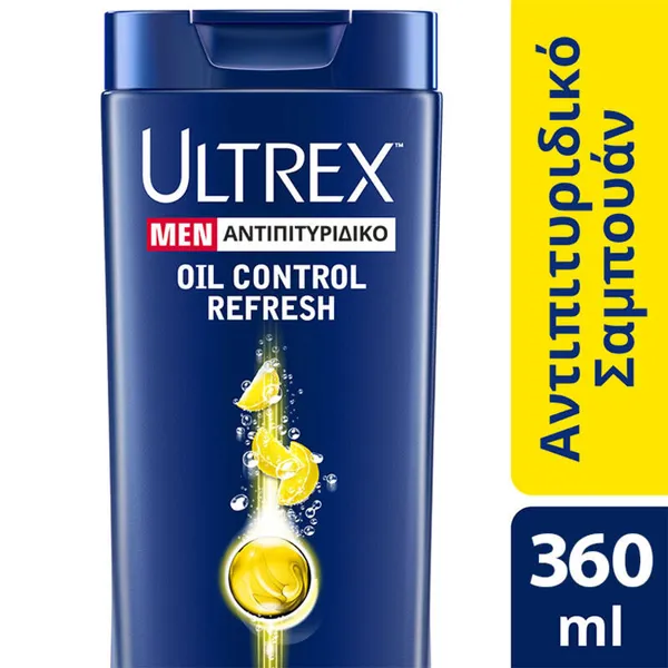 ULTREX Σαμπουάν Deep Clean Action Λιπαρά 360ml