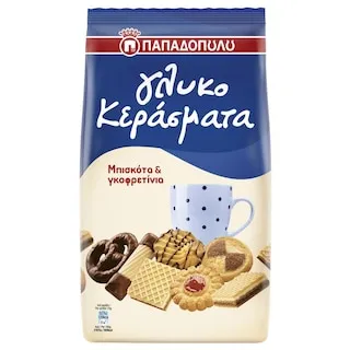 ΠΑΠΑΔΟΠΟΥΛΟΥ Γλυκοκεράσματα Μπισκότα & Γκοφρετίνια 400g