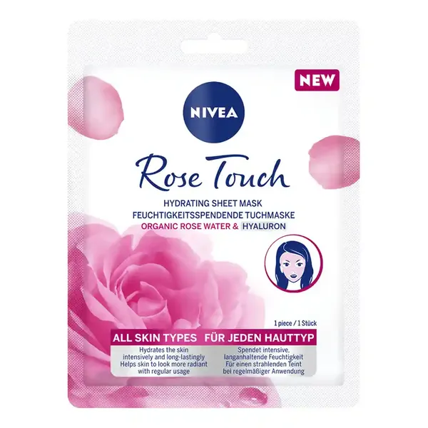 Rose Touch Υφασμάτινη Μάσκα Ενυδάτωσης 1τεμ.