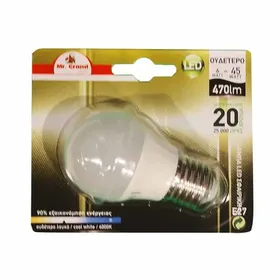 MrGrand Λάμπα Led E27 6W A60 4000K 240V