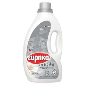 ΕΥΡΗΚΑ oriental powerwash υγρό πλυντηρίου white musk 35μεζ.