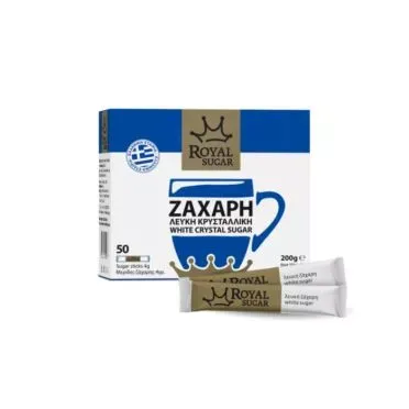 ROYAL ΖΑΧΑΡΗ ΛΕΥΚΗ ΣΤΙΚΣ 50 Τεμ.Χ4γρ