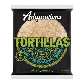 tortillas ολικής άλεσης 6τεμ. 370γρ.