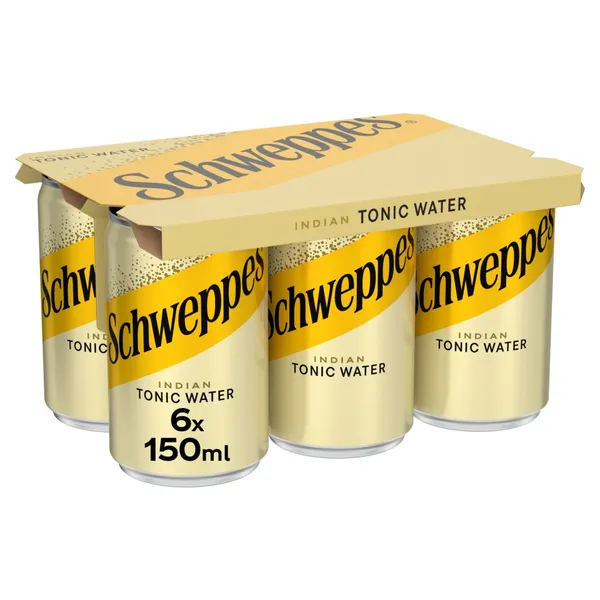 SCHWEPPES Indian Tonic Water Κουτί 6x150ml