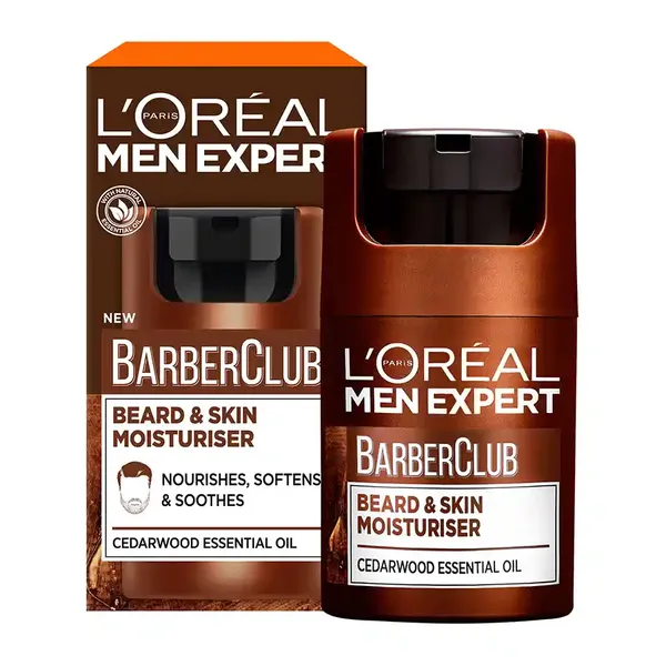 L'oreal Men Expert Barber Club Ενυδατική Κρέμα Για Μούσια Και Επιδερμίδα 50ml.