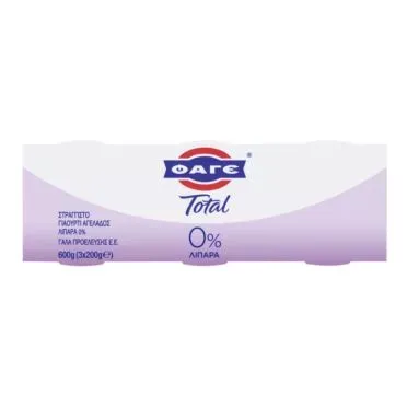 ΦΑΓΕ TOTAL 0% 3X200g
