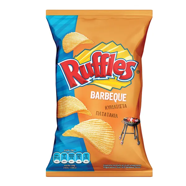 Ruffles Τσιπς Barbeque 120γρ.