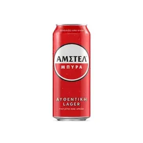 AMSTEL Μπύρα Lager Κουτί 500ml