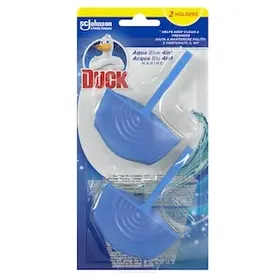 DUCK Wc Aqua Blue Στερεό Μπλοκ Τουαλέτας Marine 2x36g