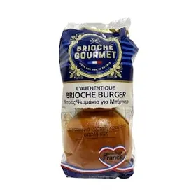 Ψωμάκια burger BRIOCHE GOURMET 4 τεμ. 250gr