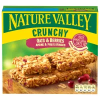 NATURE VALLEY Μπάρες Δημητριακών Crunchy Κράνμπερι 5x42g