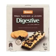 BONORA Digestive Μπάρες Δημητριακών με Μπισκότο & Μαύρη Σοκολάτα 6x28g