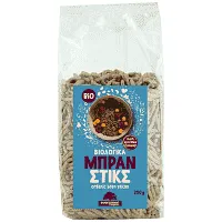 Evergreen Bran Sticks Bio Χωρίς Ζάχαρη 250gr