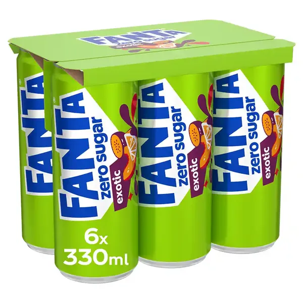 FANTA Exotic Zero Κουτί 6X330ml