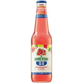 SOMERSBY Μηλίτης Φράουλα και Lime Φιάλη 330ml