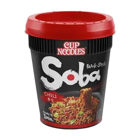 Nissin Soba Noodles Cup Τσίλι 92gr
