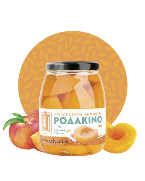 κομπόστα ροδάκινο σε φέτες ικιλό σ.β.580γρ.