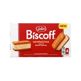 Σάντουιτς παγωτό LOTUS BISCOFF 4x80ml(43gr)