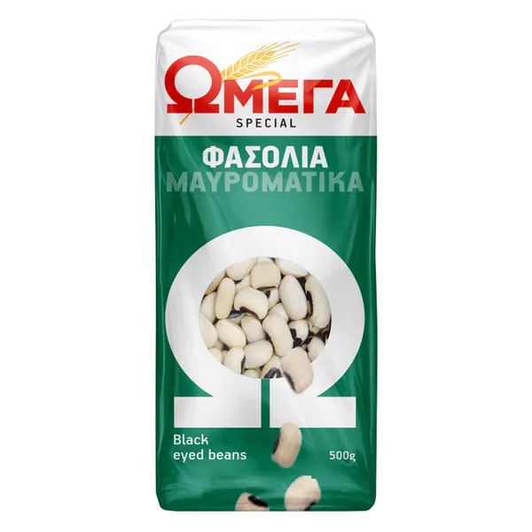 Φασόλια μαυρομάτικα ΩΜΕΓΑ special 500gr