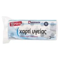ECONOMY Ρολά Υγείας 3Φυλλο 10τεμ.  1030γρ