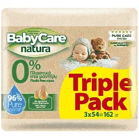 Babycare Natura Μωρομάντηλα Triple 3x54τεμ