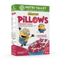 Δημητριακά minions με γέμιση γεύσης φράουλας και κρέμας, Nutri Valley 375g