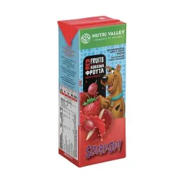 NUTRI VALLEY ΧΥΜΟΙ SCOOBY DOO 9 Fruits, Red Fruits PEPPA PIG Μήλο, Φράουλα, Σταφύλι 250ml