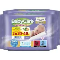 Μωρομάντηλα Double Pack Sensitive Plus BabyCare 2x20τεμ