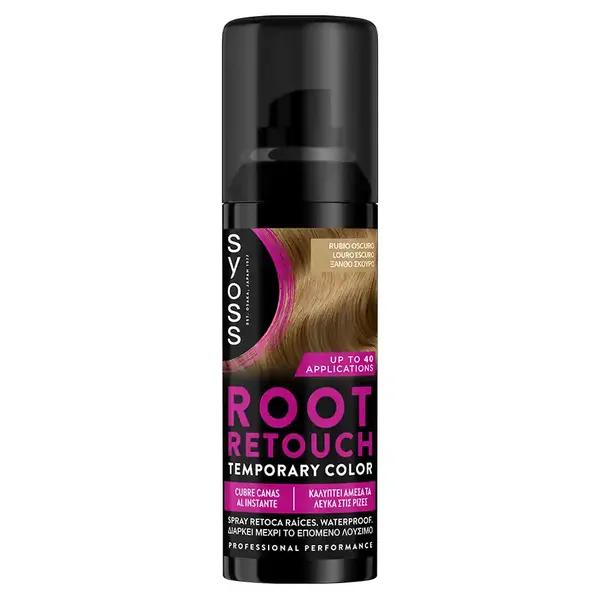 SYOSS Root Retouch Σπρέι Κάλυψης Ρίζας Σκούρο Ξανθό 120ml