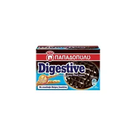 Digestive Μπισκότα με Επικάλυψη Μαύρης Σοκολάτας