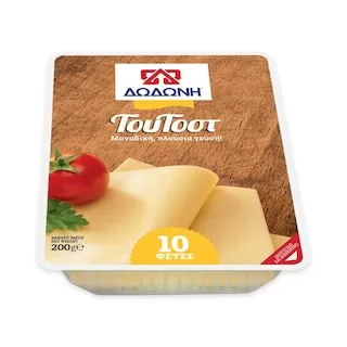 ΔΩΔΩΝΗ Τυρί Ημίσκληρο ΤουΤοστ Φέτες 200g
