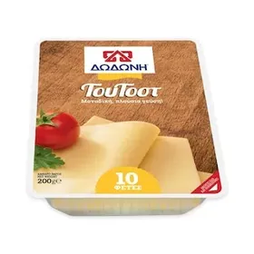 ΔΩΔΩΝΗ Τυρί Ημίσκληρο ΤουΤοστ Φέτες 200g