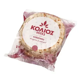 Κολιός Πίτες Για Σουβλάκια Μικρές Κατεψυγμένες 10τμχ