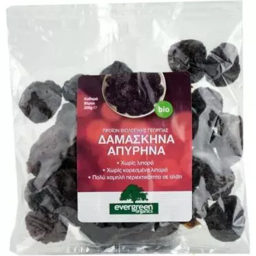 Δαμάσκηνα Απύρηνα 200g Evergreen Bio