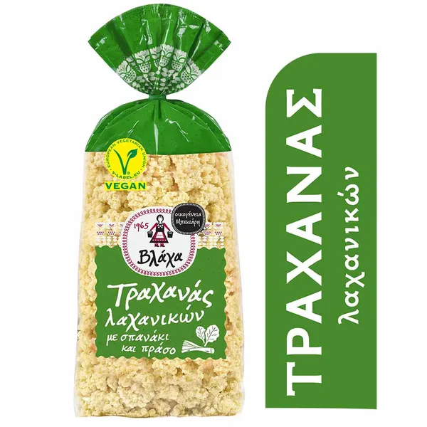 ΒΛΑΧΑ τραχανάς λαχανικών με σπανάκι & πράσο 500γρ.