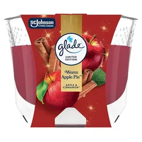 Glade Αρωματικό Κερί Warm Apple Pie Large 204γρ.