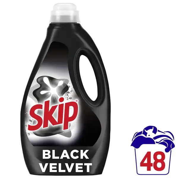Skip  Υγρό Απορρυπαντικό Πλυντηρίου Ρούχων Black Velvet 48 ΜΕΖ