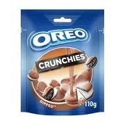 Oreo Μπισκότα Crunchy Bites Επικάλυψη Σοκολάτας 110gr