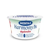 ΜΕΒΓΑΛ Harmony Επιδόρπιο Γιαουρτιού 1% Φράουλα 170gr