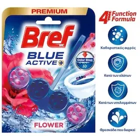 BREF Μπλοκ Τουαλέτας WC Blue Activ Floral 50g