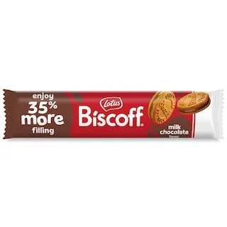 LOTUS Μπισκότα Γεμιστά Biscoff Σοκολάτα Γάλακτος 154g